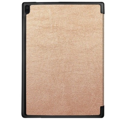 Lenovo Tab410 (TB-X304F) atverčiamas auksinis odinis dėklas (sulankstomas) / Priedai.lt