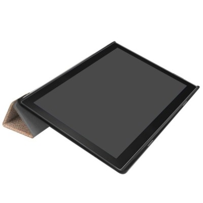 Lenovo Tab410 (TB-X304F) atverčiamas auksinis odinis dėklas (sulankstomas) / Priedai.lt
