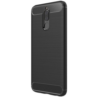 Huawei Mate 10 Lite „Carbon“ kieto silikono TPU juodas dėklas - nugarėlė / Priedai.lt