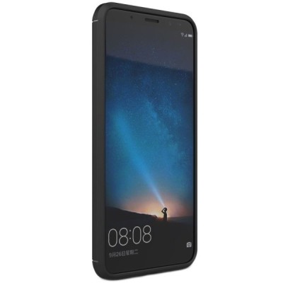 Huawei Mate 10 Lite „Carbon“ kieto silikono TPU juodas dėklas - nugarėlė / Priedai.lt
