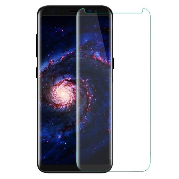 „PDGD 3D“ 9H Tempered Glass pilnai dengiantis apsauginis ekrano stiklas 0.2 mm - skaidrus (Galaxy S8+)