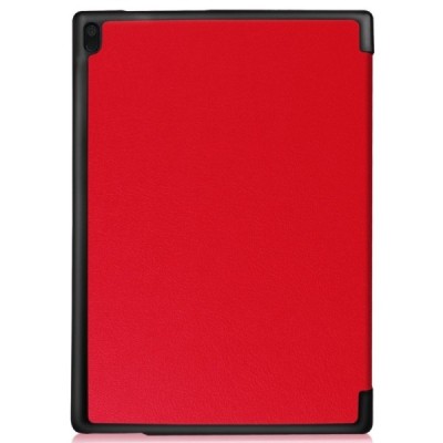 Lenovo Tab410 (TB-X304F) atverčiamas raudonas odinis dėklas (sulankstomas) / Priedai.lt