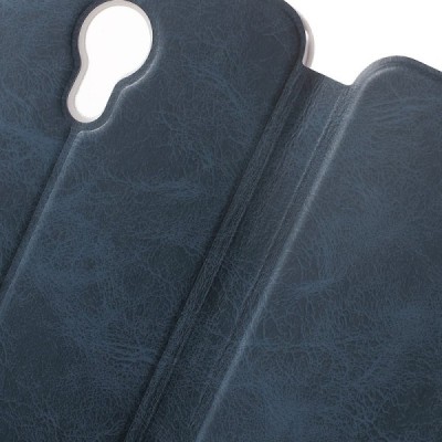 „Mofi“ Vintage serijos Meizu m3 note mėlynas odinis atverčiamas dėklas / Priedai.lt