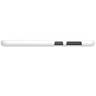 Nillkin Frosted Shield Huawei P9 Lite Mini (Y6 Pro 2017) baltas plastikinis dėklas + apsauginė ekrano plėvelė / Priedai.lt