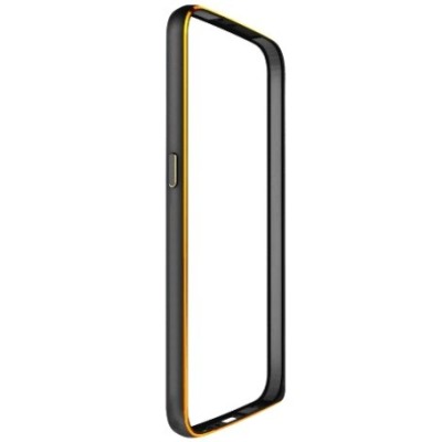 Juodas klasikinis Samsung Galaxy S6 (G920) rėmelis - kraštų apvadas (bamperis) / Priedai.lt