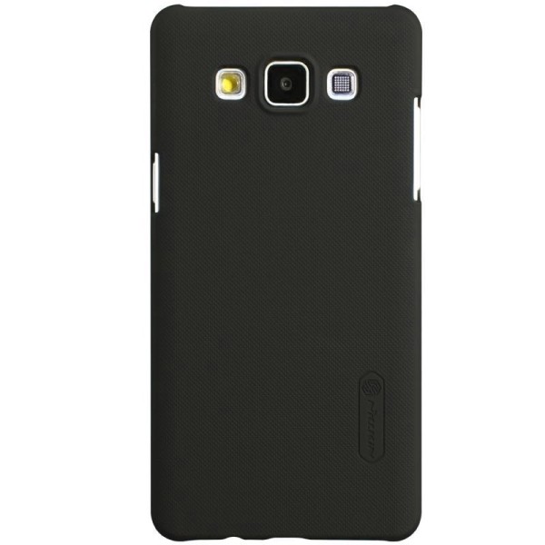 „Nillkin“ Frosted Shield dėklas - rudas + apsauginė ekrano plėvelė (Galaxy A5 2015)