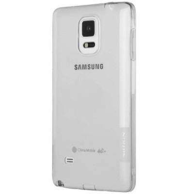 Samsung Galaxy Note 4 (N9100) Nillkin Nature plonas skaidrus (permatomas) silikoninis TPU bespalvis dėklas / Priedai.lt