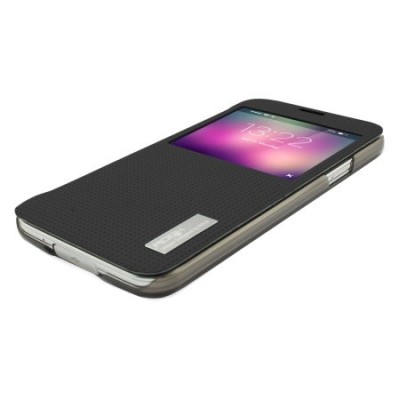 „ROCK“ Elegant juodas atverčiamas Samsung Galaxy S5 G900 (S5 Neo G903) (dėkliukas) / Priedai.lt