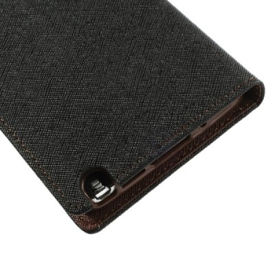 „Mercury“ Fancy Samsung Galaxy Note 3 (N9005, N9002, N9000) juodas odinis dėklas / Priedai.lt