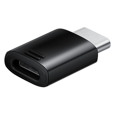 Originalus „Samsung“ Type-C Micro USB Connector juodas adapteris (perėjimas) EE-GN930 / Priedai.lt