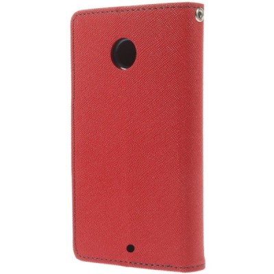 „Mercury“ Fancy Motorola Nexus 6 raudonas odinis dėklas / Priedai.lt