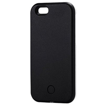 ANDSUN Apple iPhone 6 (6s) juodas šviečiantis plastikinis dėklas / Priedai.lt