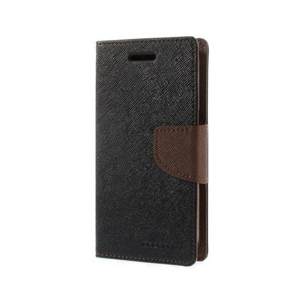 „Mercury“ Fancy atverčiamas dėklas - juodas (Galaxy Trend Lite)
