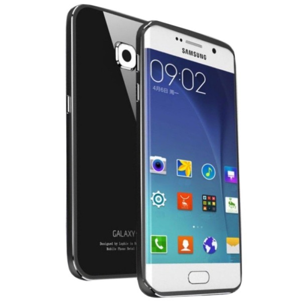 „Luphie“ stiklinis dėklas - juodas (Galaxy S6 Edge)