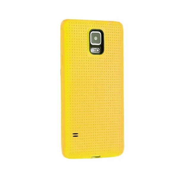 „Dots“ kieto silikono (TPU) dėklas - geltonas (Galaxy S5 / S5 Neo)