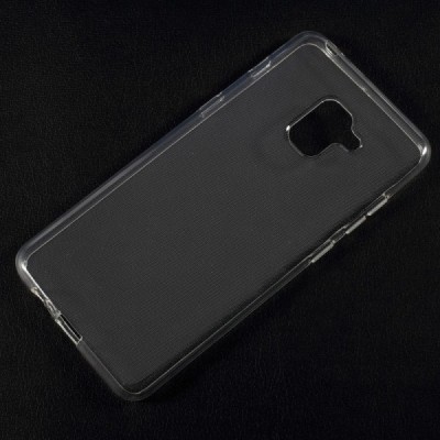 Samsung Galaxy A8+ 2018 (A730F) kieto silikono TPU skaidrus dėklas - nugarėlė / Priedai.lt