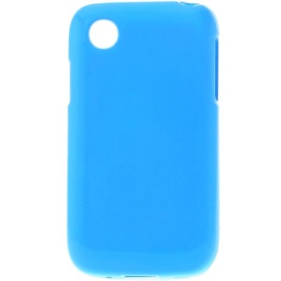 LG L40 (D160) dėklas (kieto silikono - TPU, matinis, mėlynas) / Priedai.lt