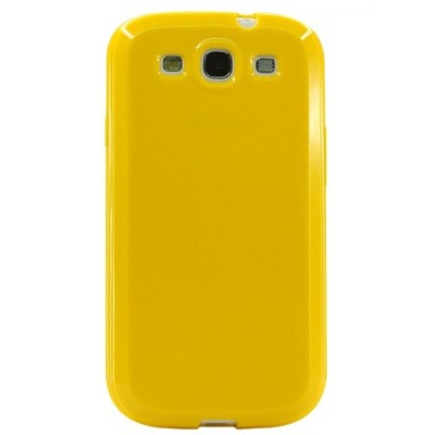 „Jelly Case“ Samsung Galaxy S3 (I9300) geltonas dėklas / Priedai.lt