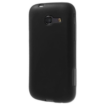Samsung Galaxy Trend Lite (S7390, S7392) juodas (permatomas), matinis kieto silikono TPU dėklas - nugarėlė / Priedai.lt