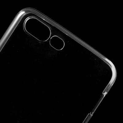 OnePlus 5 (Five) skaidrus (permatomas) kieto silikono bespalvis dėklas / Priedai.lt