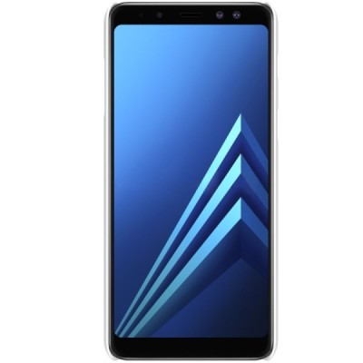 Samsung Galaxy A8 2018 (A530F) Nillkin Frosted Shield baltas plastikinis dėklas / Priedai.lt