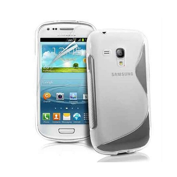 Silkoninis dėklas - skaidrus (Galaxy S Duos / Trend)