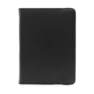 Atverčiamas juodas odinis Samsung Galaxy Tab 3 10.1 P5200 (P5210) dėklas (dėkliukas), sukiojamas 360° / Priedai.lt