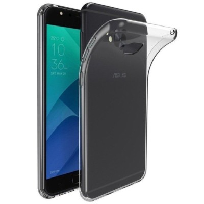 Asus Zenfone 4 Selfie Pro (ZD552KL) skaidrus (permatomas) kieto silikono TPU ploniausias pasaulyje bespalvis dėklas / Priedai.lt