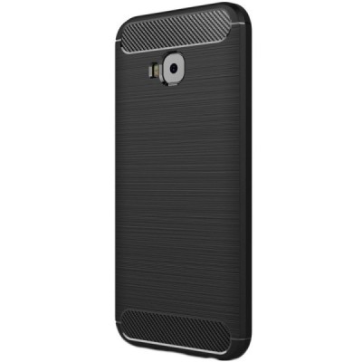 Asus Zenfone 4 Selfie Pro (ZD552KL) „Carbon“ kieto silikono TPU juodas dėklas - nugarėlė / Priedai.lt