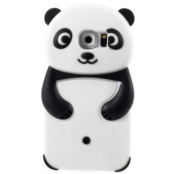 Žaismingas silikoninis dėklas - panda (Galaxy S6)