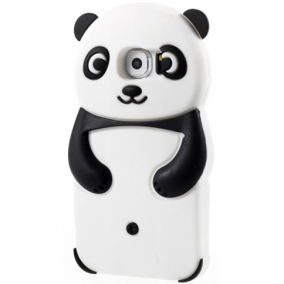 Žaismingas silikoninis Samsung Galaxy S6 (G920) - panda / Priedai.lt