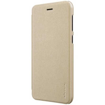 Asus Zenfone 4 Selfie Pro (ZD552KL) auksinis odinis atverčiamas Nillkin Sparkle dėklas / Priedai.lt