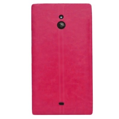 Nokia Lumia 1320 atverčiamas rožinis odinis dėklas - piniginė / Priedai.lt