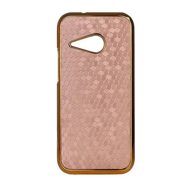 Elegantiškas korėtas dėklas - auksinis (One mini 2)
