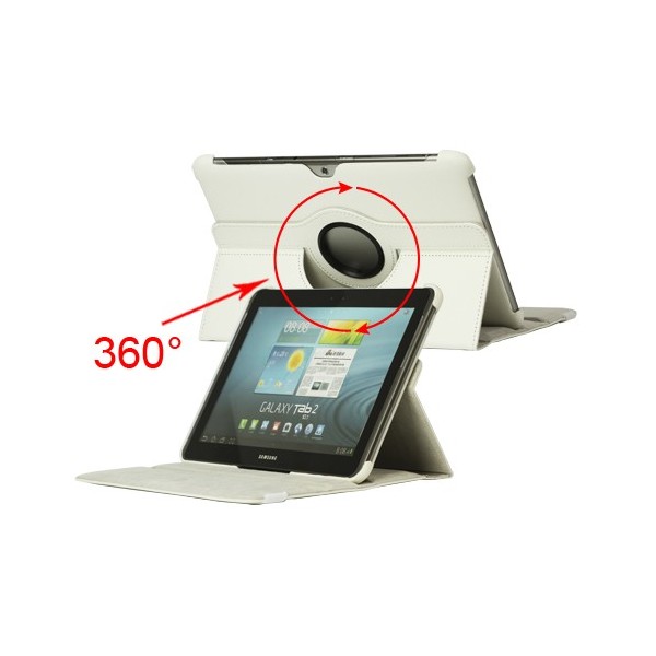 Klasikinis 360° atverčiamas dėklas - baltas (Tab 2 10.1)