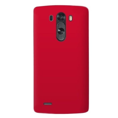 LG G3 S D722 plastikinis raudonas dėklas - nugarėlė / Priedai.lt