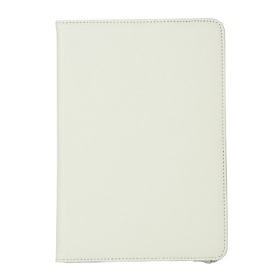 Atverčiamas baltas odinis Samsung Galaxy Tab 2 10.1 P5100 (P5110) dėklas (dėkliukas), sukiojamas 360° / Priedai.lt