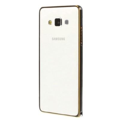 Juodas klasikinis Samsung Galaxy A5 (A500F) rėmelis - kraštų apvadas (bamperis) / Priedai.lt