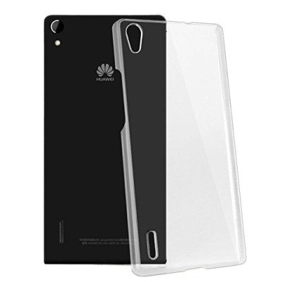 Huawei Ascend P7 plastikinis skaidrus (permatomas) dėklas - nugarėlė / Priedai.lt