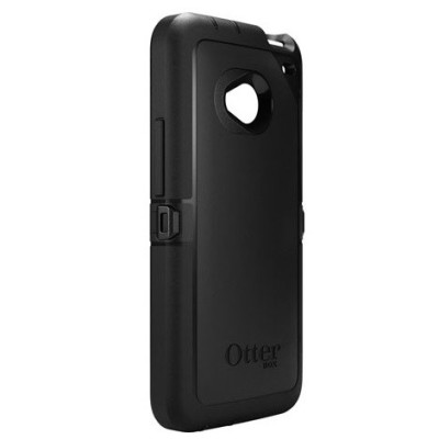Sustiprintos apsaugos juodas HTC One (HTC One M7) dėklas (dėkliukas) / Priedai.lt