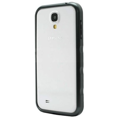 Juodas klasikinis Samsung Galaxy S4 (i9500) rėmelis - kraštų apvadas (bamperis) / Priedai.lt