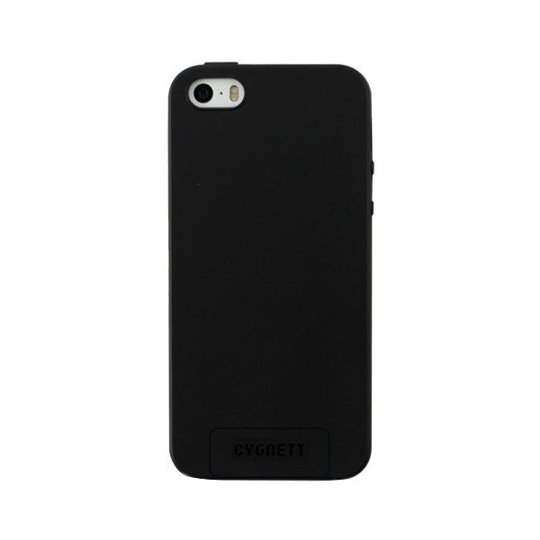 „Cygnett“ kieto silikono (TPU) dėklas - juodas (iPhone 5 / 5S / SE 2016)