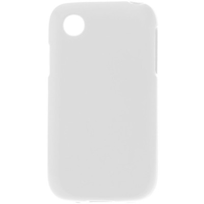 LG L40 (D160) dėklas (kieto silikono - TPU, matinis, baltas / Priedai.lt