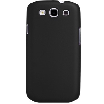 Juodas plastikinis Samsung Galaxy S3 (i9300) dėklas (dėkliukas) / Priedai.lt