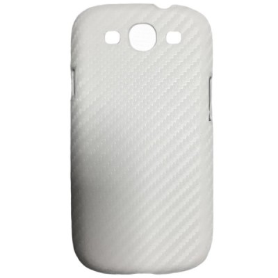 „Retro“ baltas plastikinis Samsung Galaxy S3 (i9300) dėklas (dėkliukas) / Priedai.lt