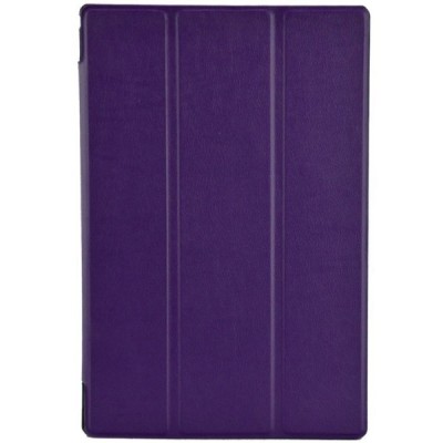 Sony Xperia Tablet Z2 atverčiamas violetinis odinis dėklas (sulankstomas) / Priedai.lt