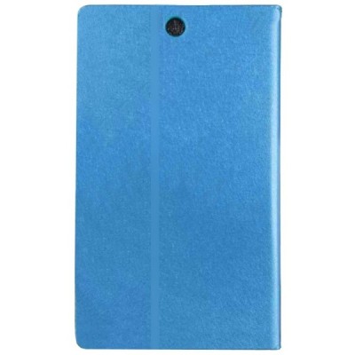 Sony Xperia Z3 Tablet Compact klasikinis atverčiamas šviesiai mėlynas odinis dėklas / Priedai.lt