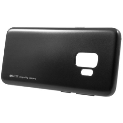 Samsung Galaxy S9 (G960) Mercury juodas kieto silikono tpu dėklas - nugarėlė / Priedai.lt