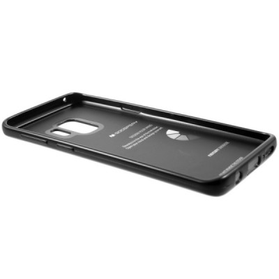 Samsung Galaxy S9 (G960) Mercury juodas kieto silikono tpu dėklas - nugarėlė / Priedai.lt
