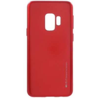 Samsung Galaxy S9 (G960) Mercury raudonas kieto silikono tpu dėklas - nugarėlė / Priedai.lt